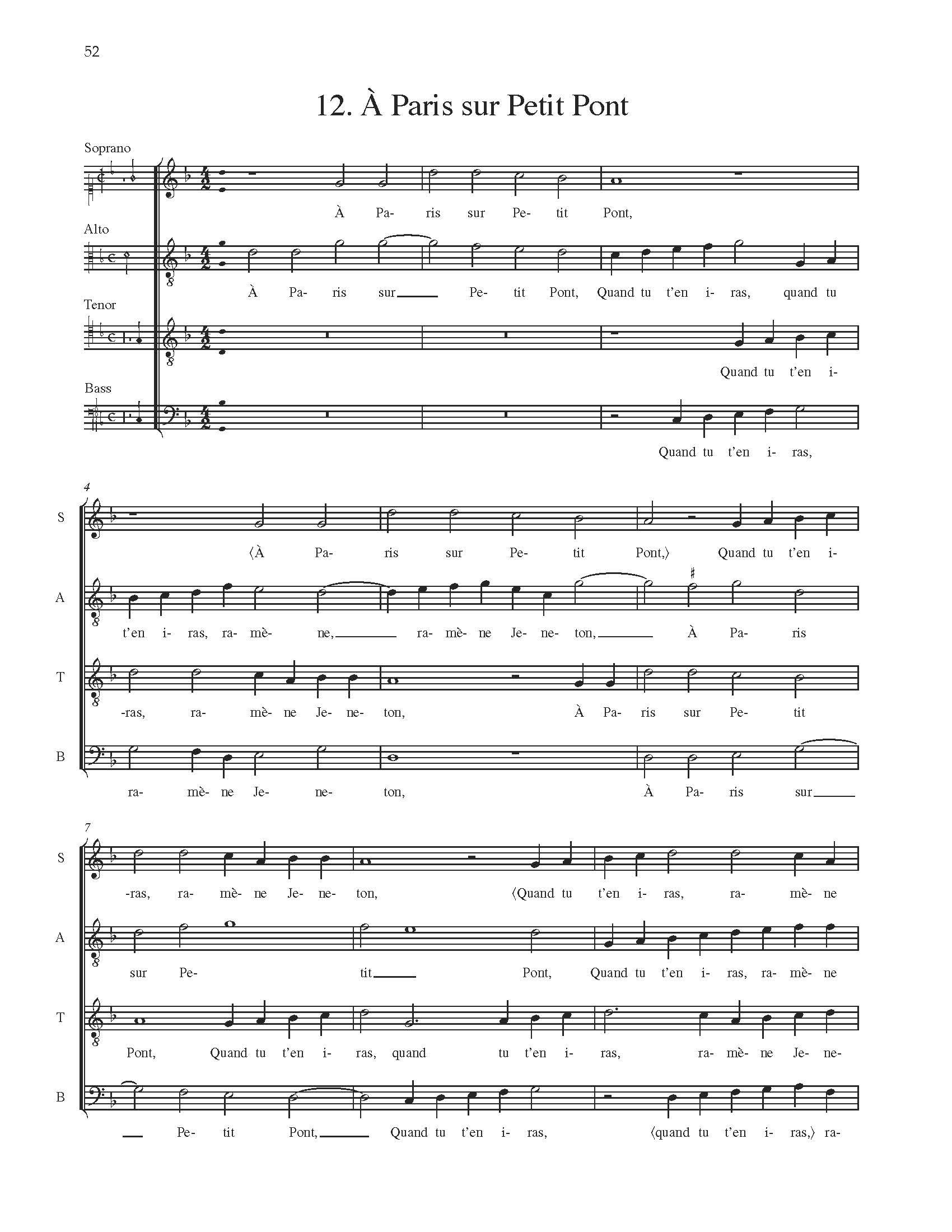 Canzoni Francese, Libro Primo: Ottaviano Scotto's 1535 Collection of Twenty-three Chansons for Four Voices (Recent Researches in the Music of the Renaissance)