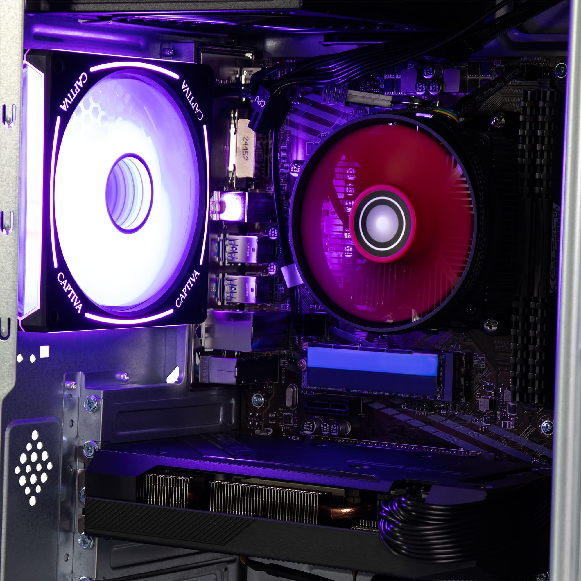 Captiva PC Entry Gaming R92-706 | AMD Ryzen 5 5500 | 16GB DDR4 RAM | NVIDIA GeForce RTX 5060 8GB | 500 GB SSD | Windows 11 Home