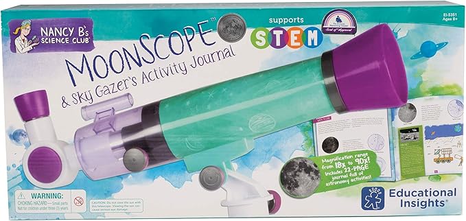 Telescopio para Niños Educational Insights Nancy B's Science Club MoonScope miniatura 5