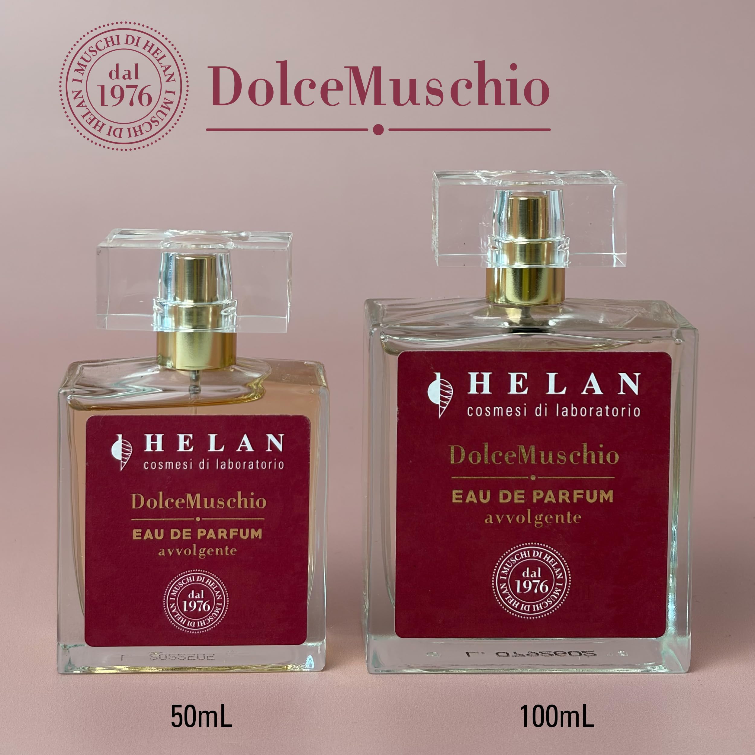 Helan Dolce Muschio - Parfum pour Femme et Homme Eau de Parfum Gourmand 100 ml
