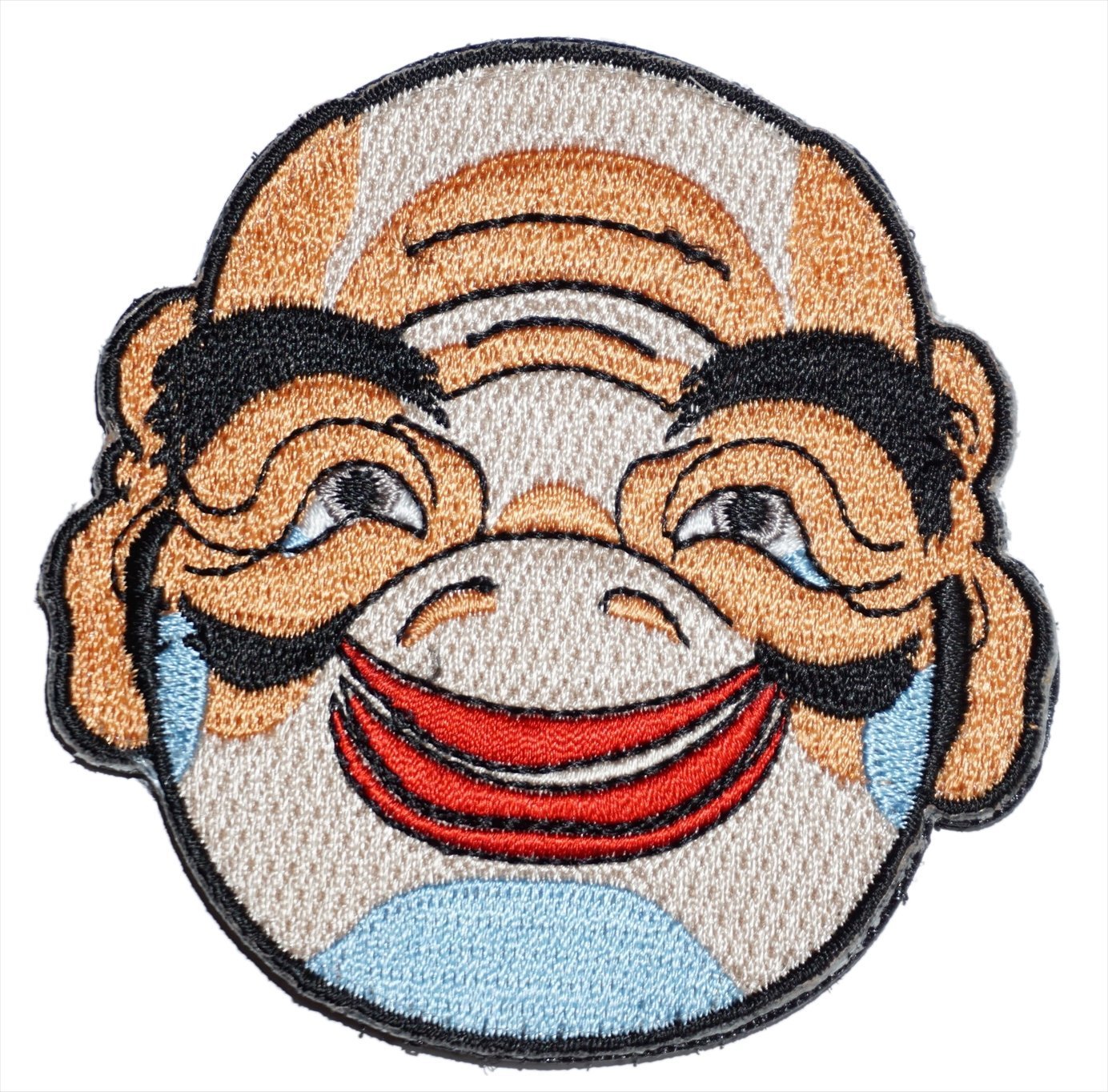 WAPPEN-YA DONGRI[Japan Import] 100% Embroidery Japan Patch Patches Kuniyoshi Utagawa Sakasa-e Ukiyo-e A0203