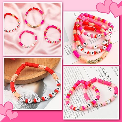 Miniatura 8 de Juego de 5700 cuentas de arcilla Heishi de otoño de Halloween de 0.236 pulgadas (0.236 in), pulsera de arcilla polimérica arcoíris para hacer