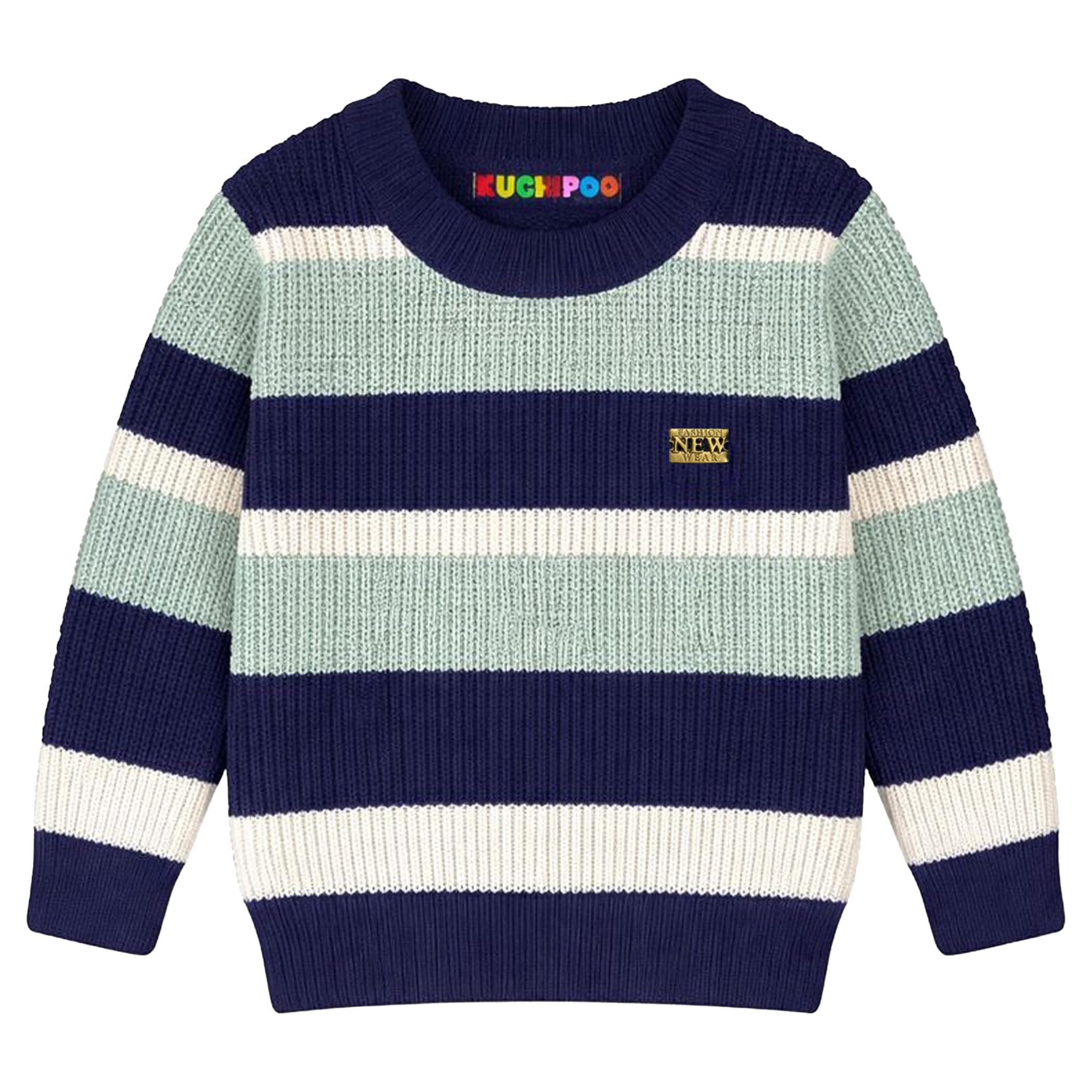 Boys' Winter Wear Knitted Sweater | Full Sleeves Warm Pullover | Casual & Stylish Kids' Jumper
