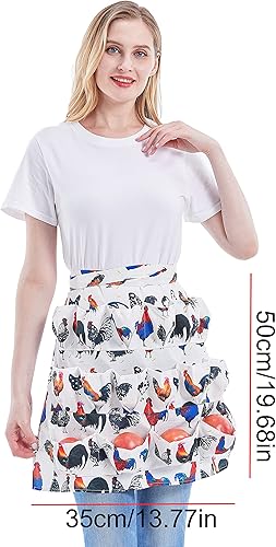 Miniatura 3 de Nanxson Delantal de recolección de huevos con 12 bolsillos profundos para huevos de ganso de pato Hense CF3136