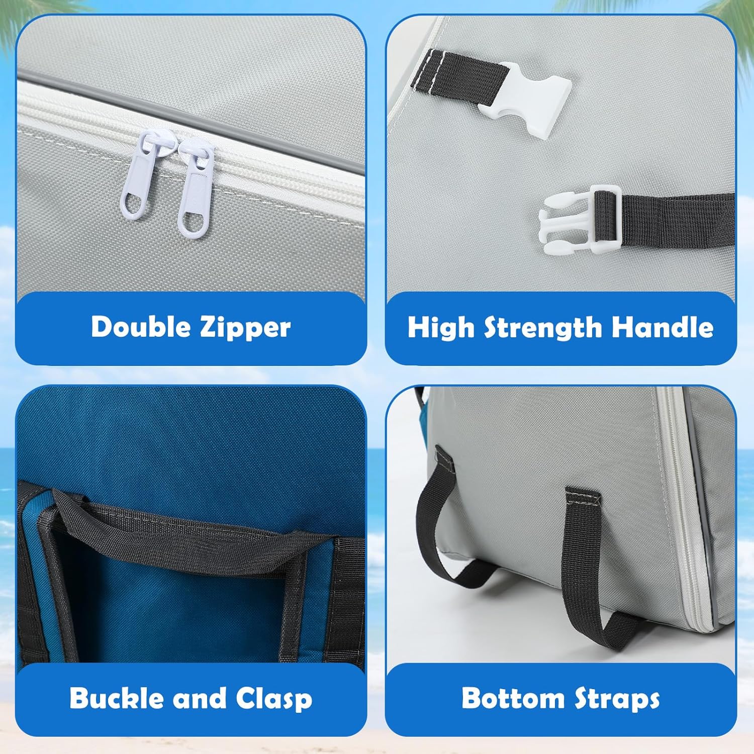 Thinkday 105L Waterproof Paddleboard Backpack and 10ft Coiled Leash Set Portable Surfboard Carry Bag with Ankle Safety Strap for Surfing Kayaking