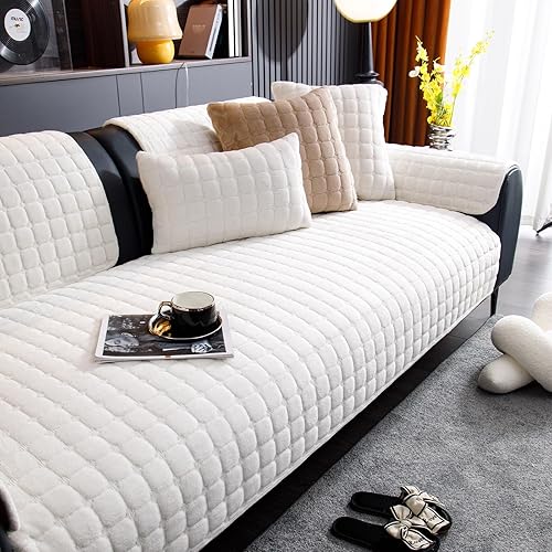 Miniatura 7 de Funda de sofá para mascotas, lavable, protector de sofá para perros con diseño antideslizante, funda para muebles apta para mascotas