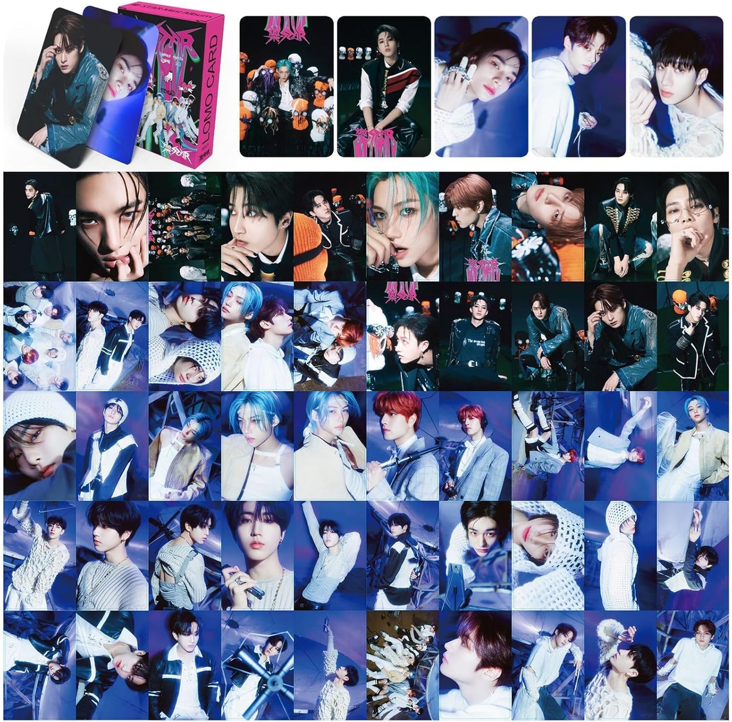 SKZ Magic School Album Merch Gift Box Set 4TH SKZ FANMEETING KPOP Merchandise 110 PCS Photocards,90 PCS Stickers, Gift for SKZ Boys and Girls - Image 2