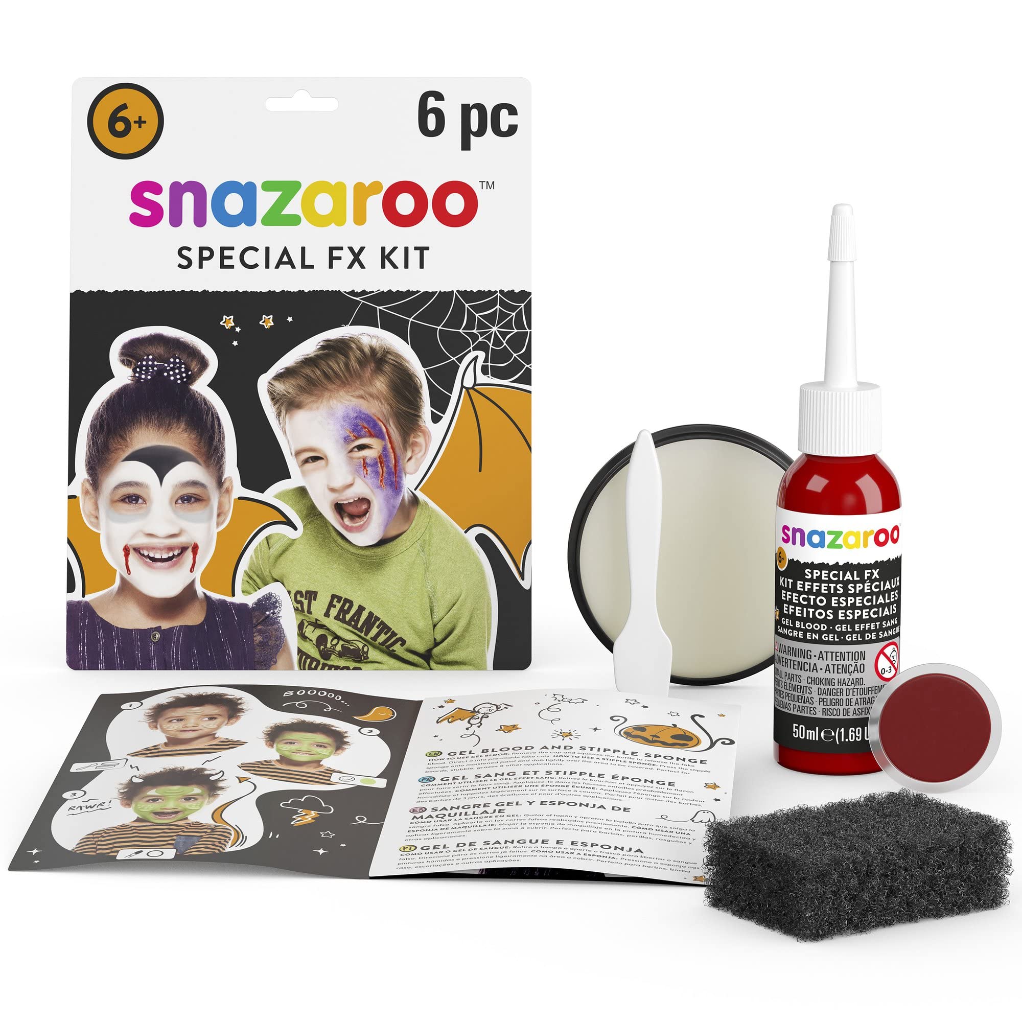 Snazaroo - Kit de maquillaje para caras con efectos especiales