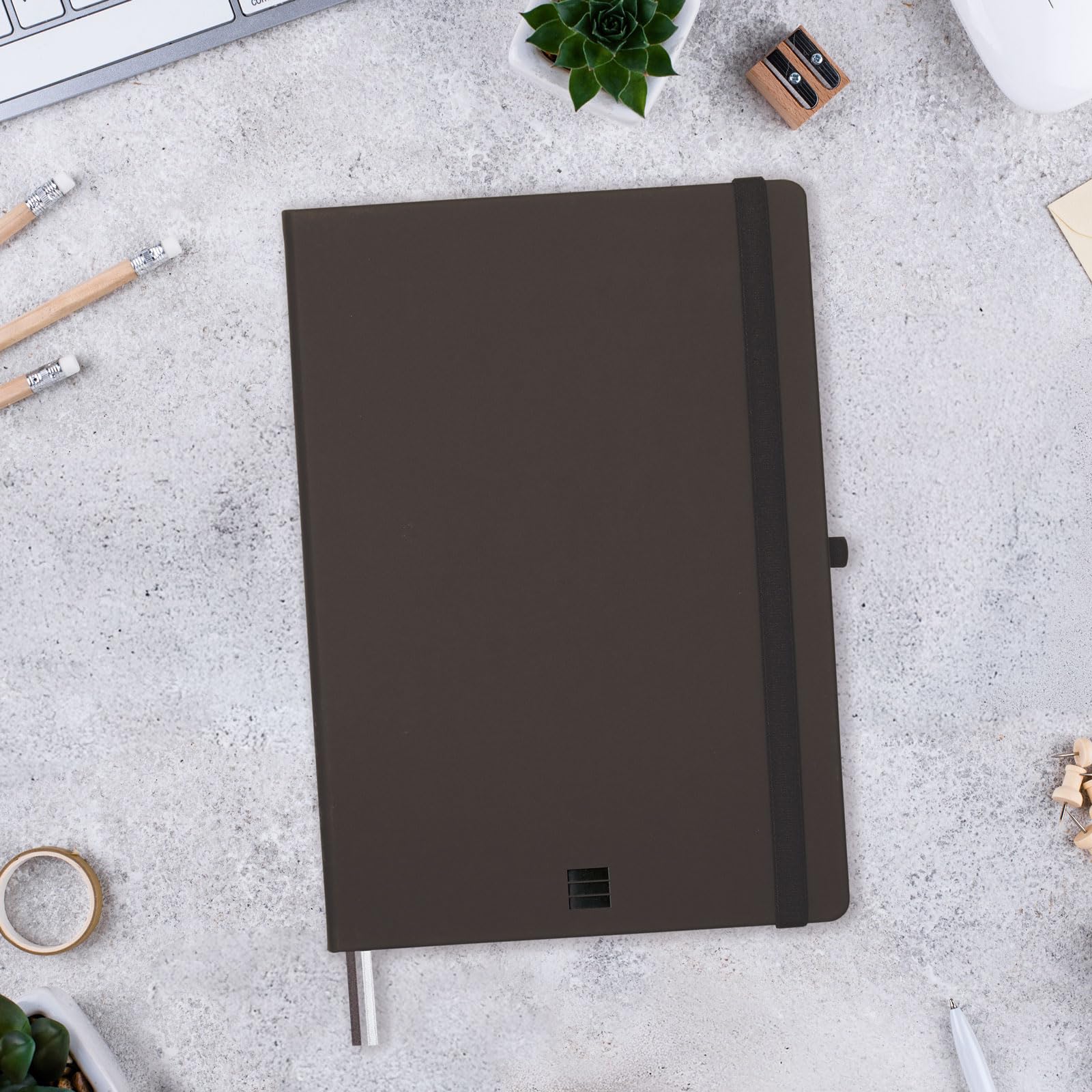 FINOCAM - Nexo Notebook Soft Cover Plain Black, B5 - Image 2