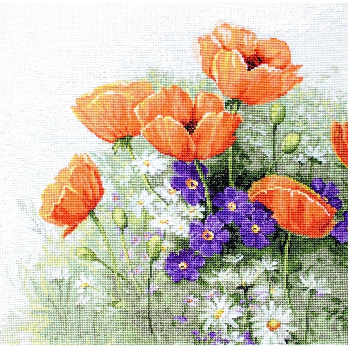 Lucas Multicoloured Cross Stitch Set, 15X14cm