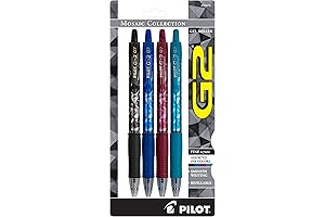 Pilot G2 Premium Gel Roller Pens: Unleash Your Artistic Flair with Mosaic Collection