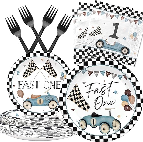 Miniatura 22 de Here Comes the Son - Suministros para baby shower para 20 invitados – Platos boho Sun y Rainbow Platos, servilletas y tenedores – Juego de vajilla