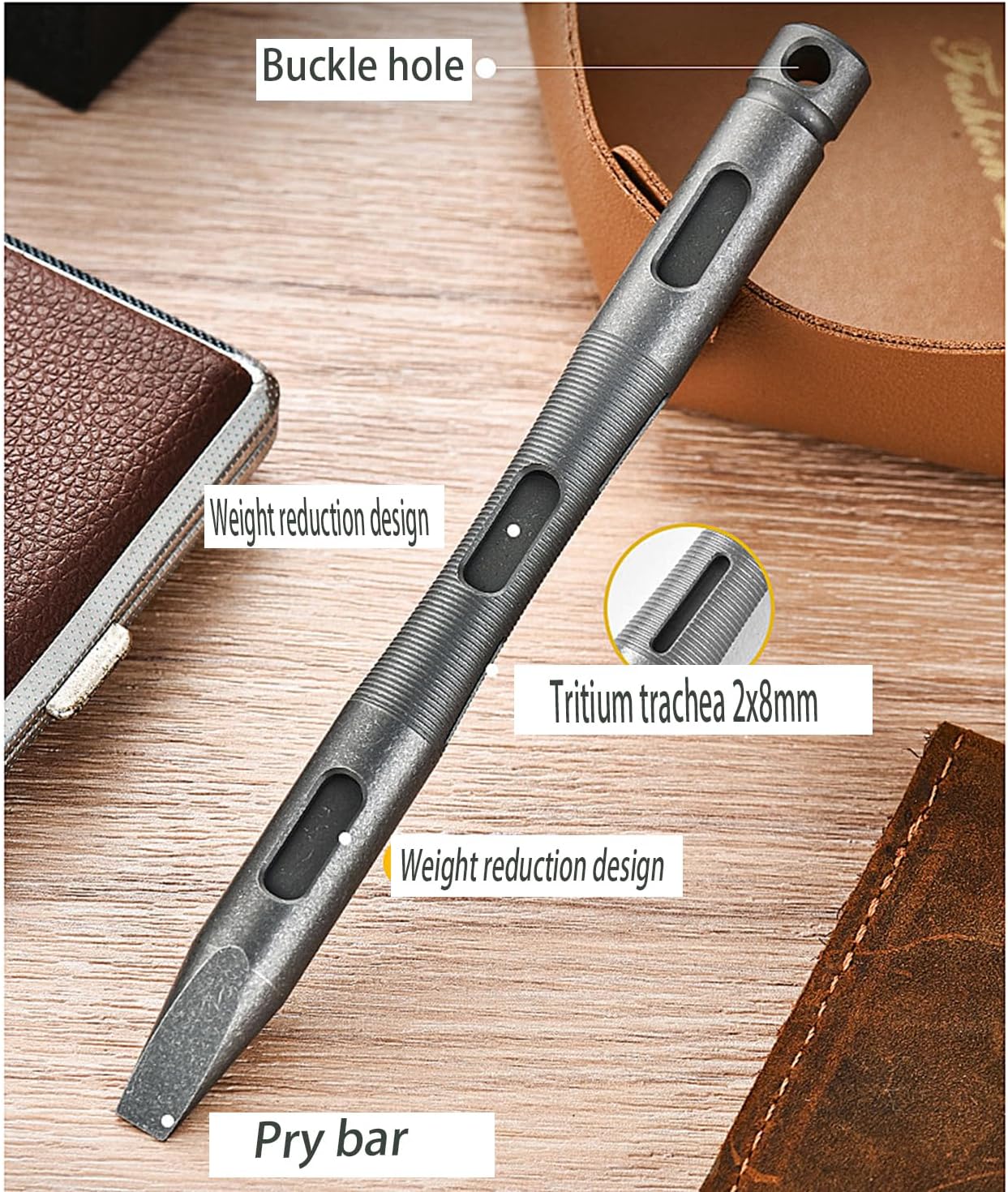 Titanium Alloy Multifunctional Outdoor Pry Bar Tool
