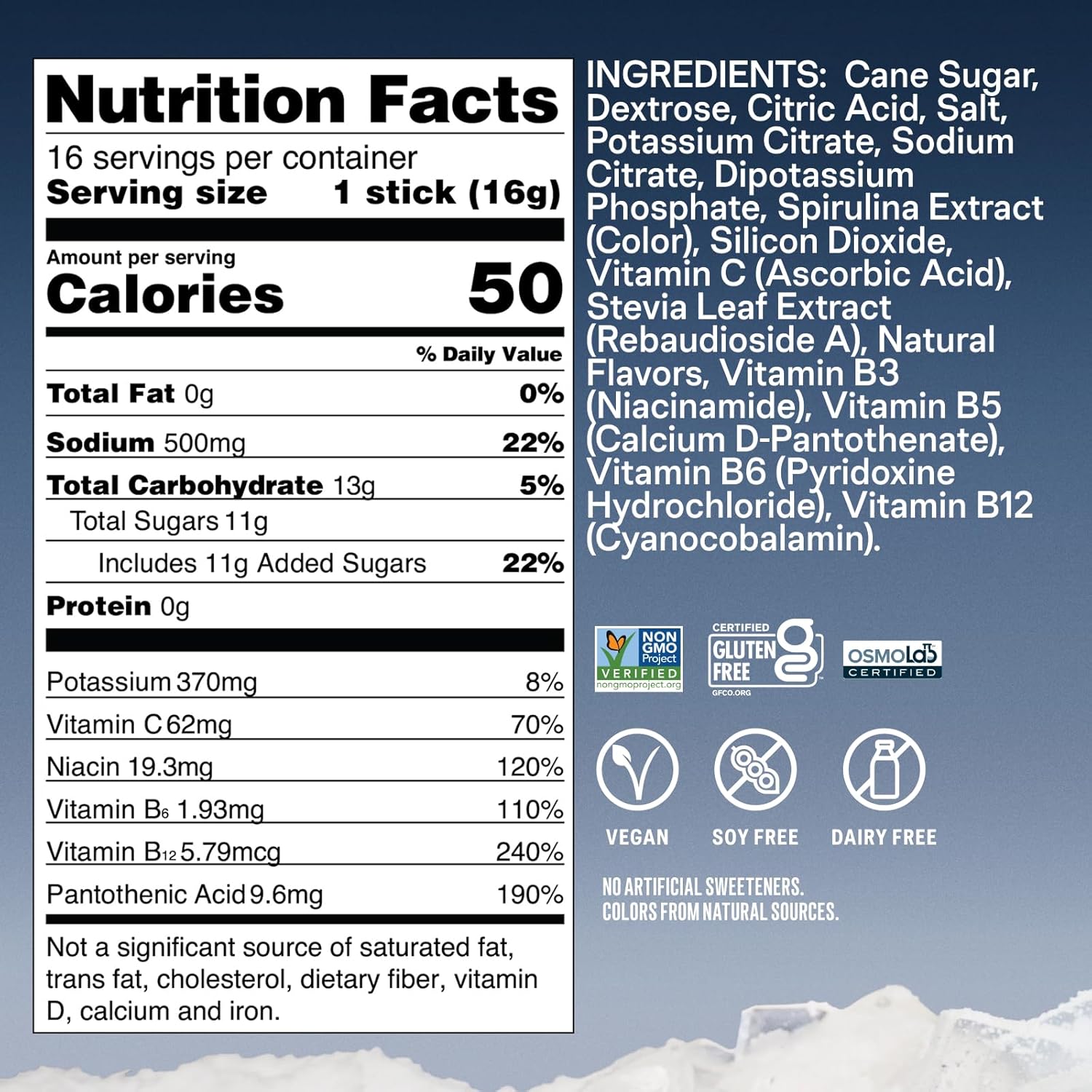 Liquid I.V.® Hydration Multiplier - Arctic Raspberry | Electrolyte Powder Drink Mix | 1 Pack (16 Servings) - Image 3