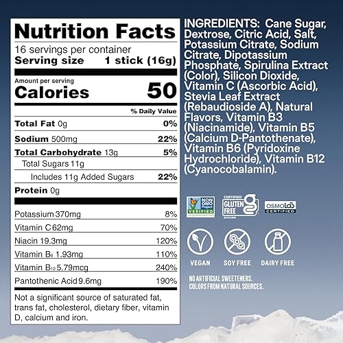 Vista 5 de Liquid I.V.® Multiplicador de hidratación - Tropical Punch Mezcla de bebida en polvo con electrolitos 1 paquete (16 porciones)