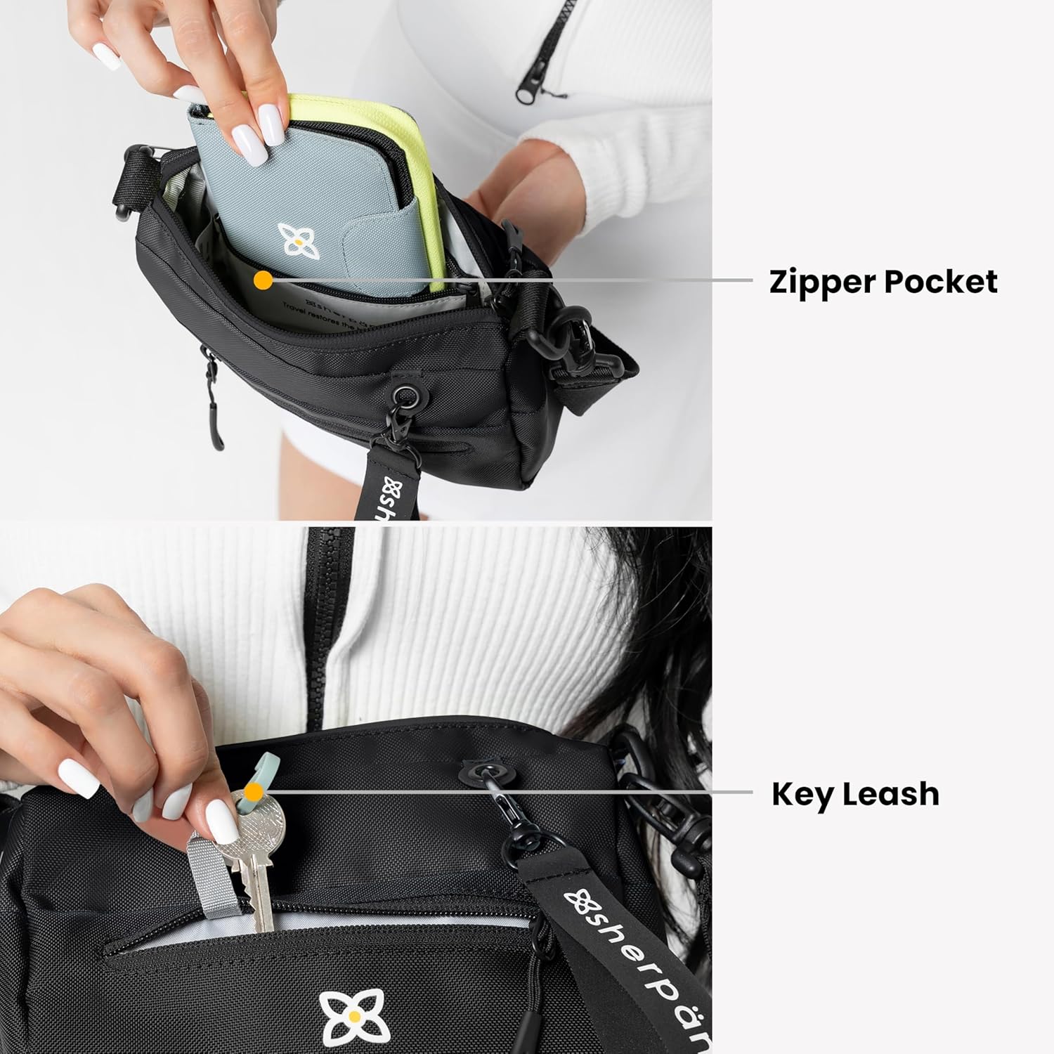 Sherpani Skye, Small Crossbody Purse, Nylon Crossbody Bag, Lightweight Cross Body, Purses for Women, RFID Protection - Image 2