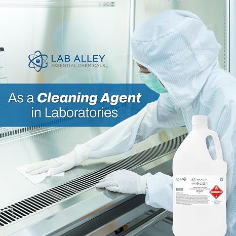 Lab Alley Ultra High Purity 710 Extraction Solvent - CDA 12-A, Kosher Certified, Halal, GMO-Free - 1 Liter