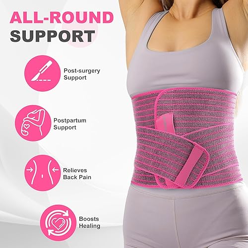 Miniatura 2 de Faja abdominal poscirugía Banda posparto para el vientre Cinturón de recuperación de faja abdominal post sección C Cinturón de hernia de