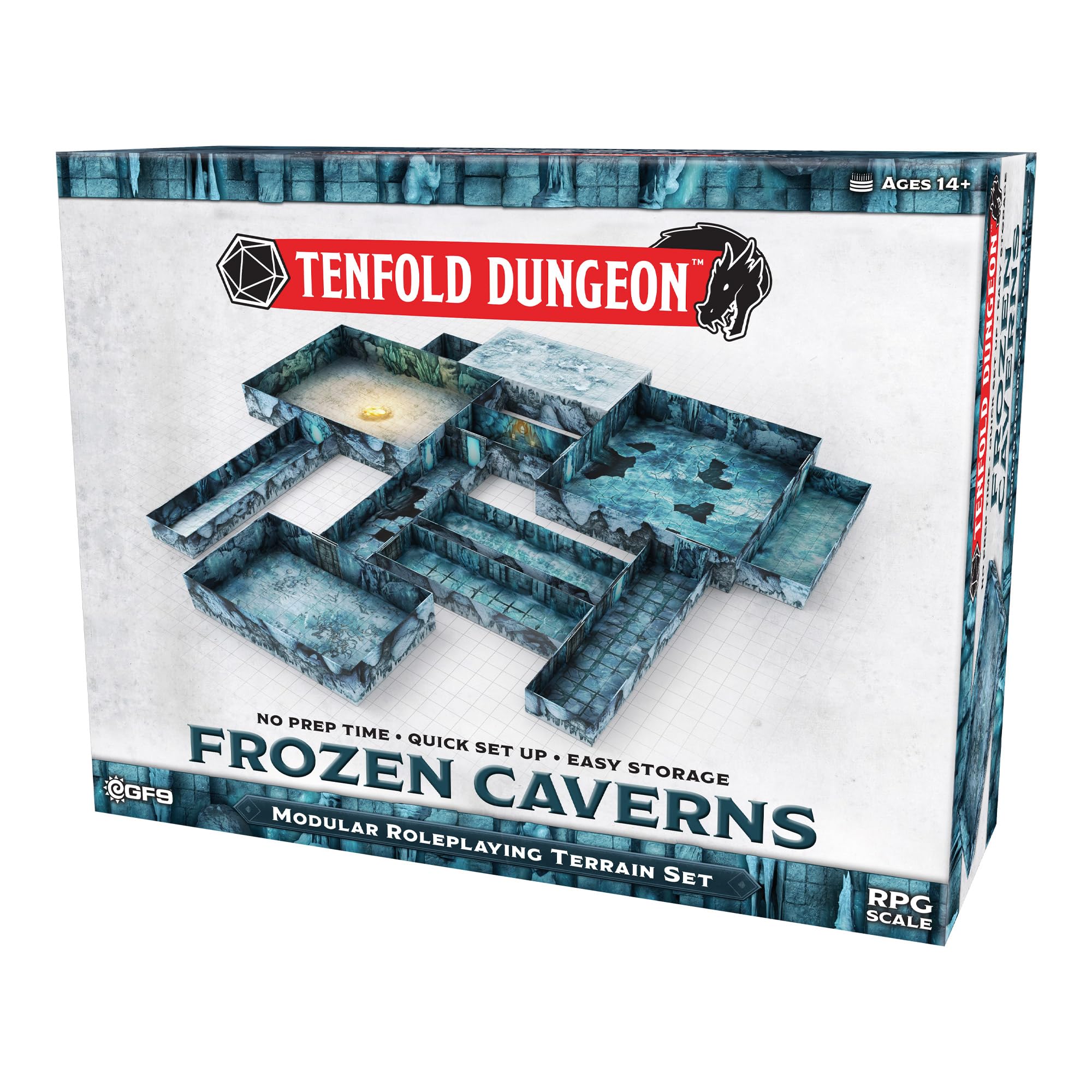 Amazon.com: Gale Force Nine - Tenfold Dungeon - Frozen Caverns