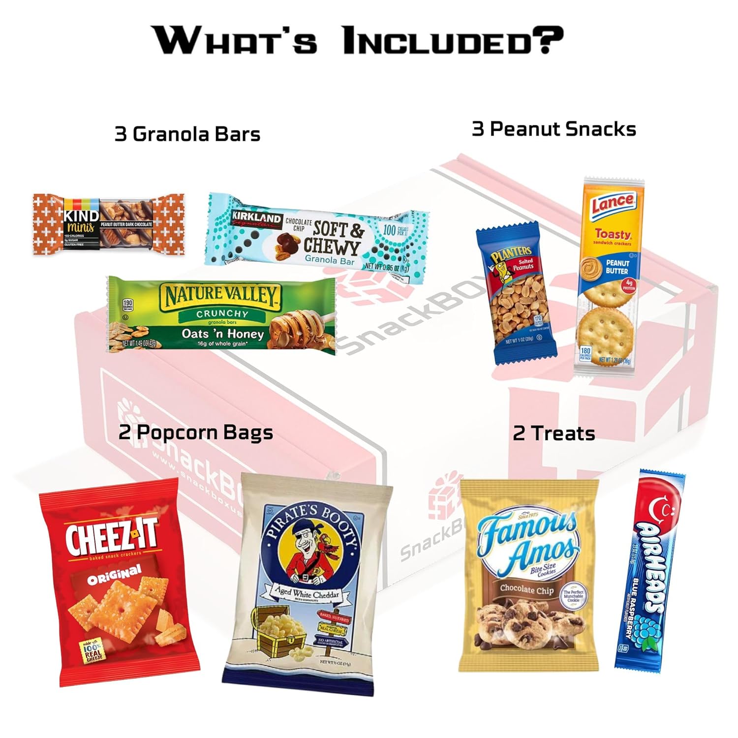 SnackBOX Kosher Sweet And Salty Care Package Variety Pack (9 COUNT) | Fathers Day, Employee Appreciation, Gift for Kids, Teens, Final Exams, Graduation, Birthday, Candy, Treats, Cookies, Chips, Travel Snacks