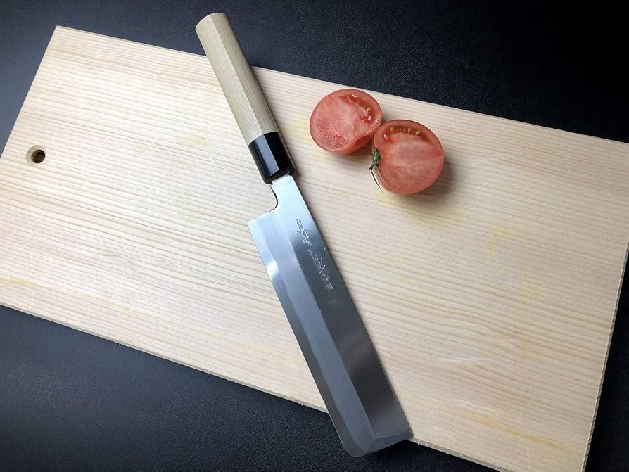 Amazon | 有次 包丁 ARITSUGU 別打 薄刃 195mm 青鋼2 築地 柄 名入れ