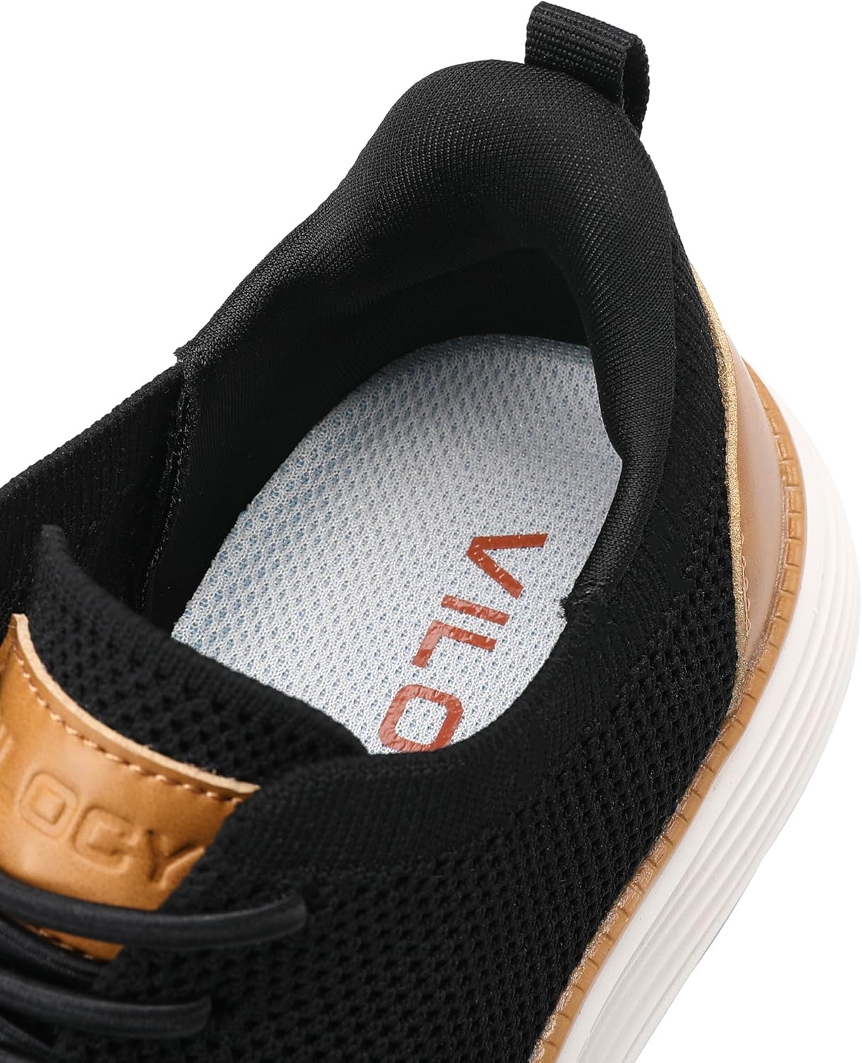 VILOCY Boy's Slip On Casual Dress Sneaker Hands Free Fashion Shoes Comfortable Oxfords Mesh Tennis Breathable School Uniform Formal Church Shoes(Little Kid/Big Kid) - Image 7