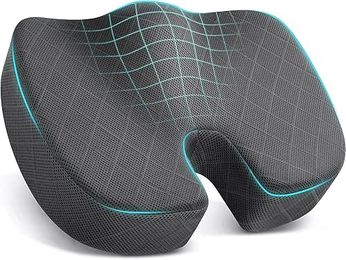 TushGuard Seat Cushion - Memory Foam Cushion for Office Chair,