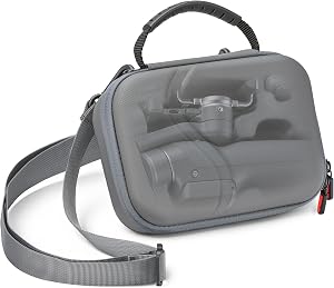 STARTRC PHOTO Osmo Mobile 8P Case, Portable PU Shoulder Compact Bag for DJI OM8P Gimbal Stabilizer Travel Case for DJI Osmo Mobile 8P Accessories
