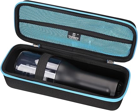 Tourmate Hard Case applicable Philips Flosser,Travel Case for Sonicare Flosser HX3826/HX3827/21, Cordless Power Flosser 3000 Storage Box Only Box Black + Blue