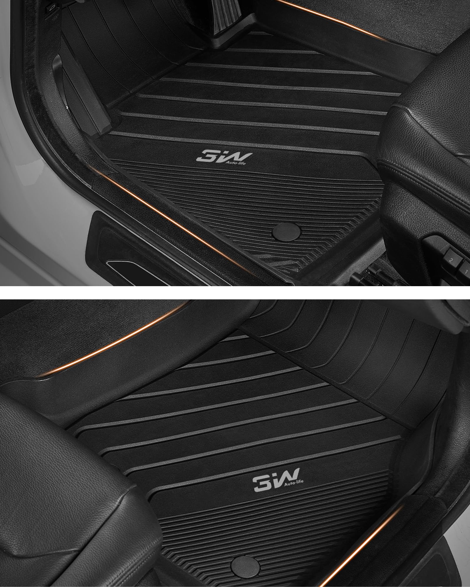 3W Alfombrilla Maletero de para BMW X1 U11 2023-2025 2026 xDrive25e Híbrido de Gasolina & IX1 U11, Thorex™ Alfombrillas Maletero de Coche para Todo Tipo de Clima Juego Completo de Coche