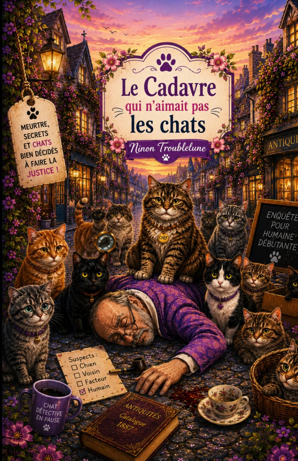 Le Cadavre qui n’aimait pas les chats: Un cosy mystery drôle et captivant dans un village plein de secrets