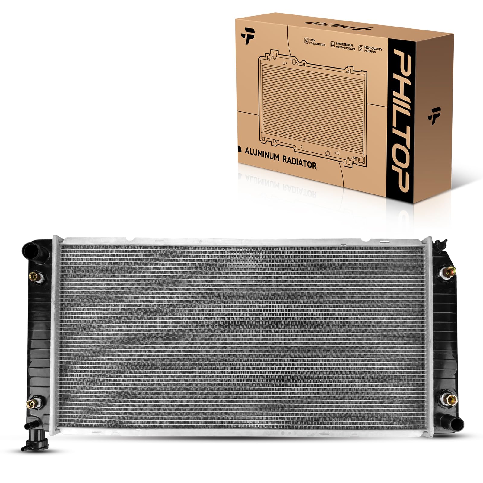 PHILTOP CU1693 Automotive car Radiators for 1994-1999 K1500, 1994-1999 C1500 5.7L, 1995-2000 Tahoe 5.7L, 1994-2000 K2500, 1996-1999 K1500 Suburban, 1994-2000 C2500 (w/EOC Exc. Heavy Duty Cooling)
