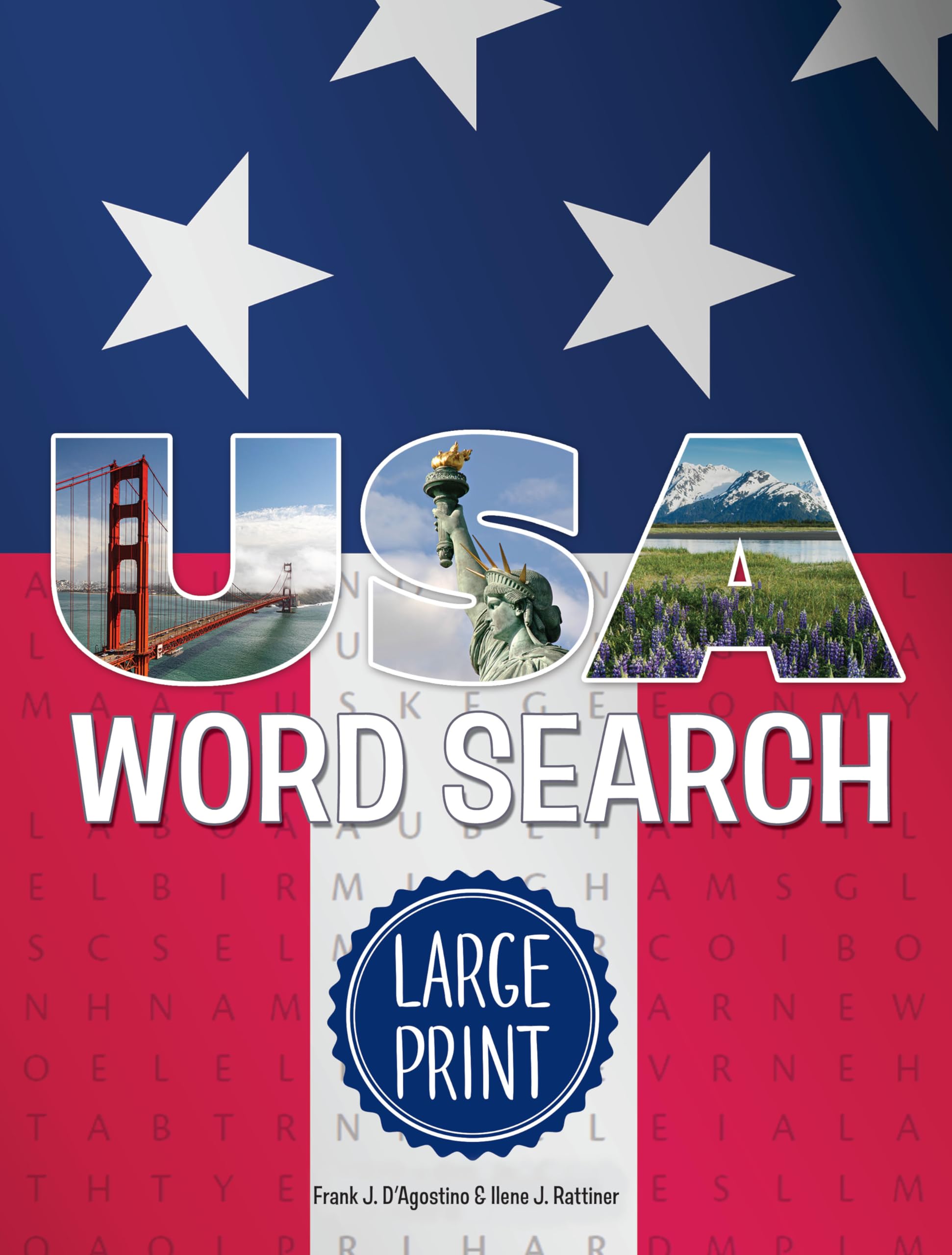 USA Word Search Puzzles: Large Print