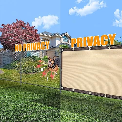 Miniatura 4 de Paño de sombra  Malla de malla con ojales, cubierta de privacidad para exteriores, patio, pérgola, jardín, terraza, toldo, trigo, tasa de sombreado