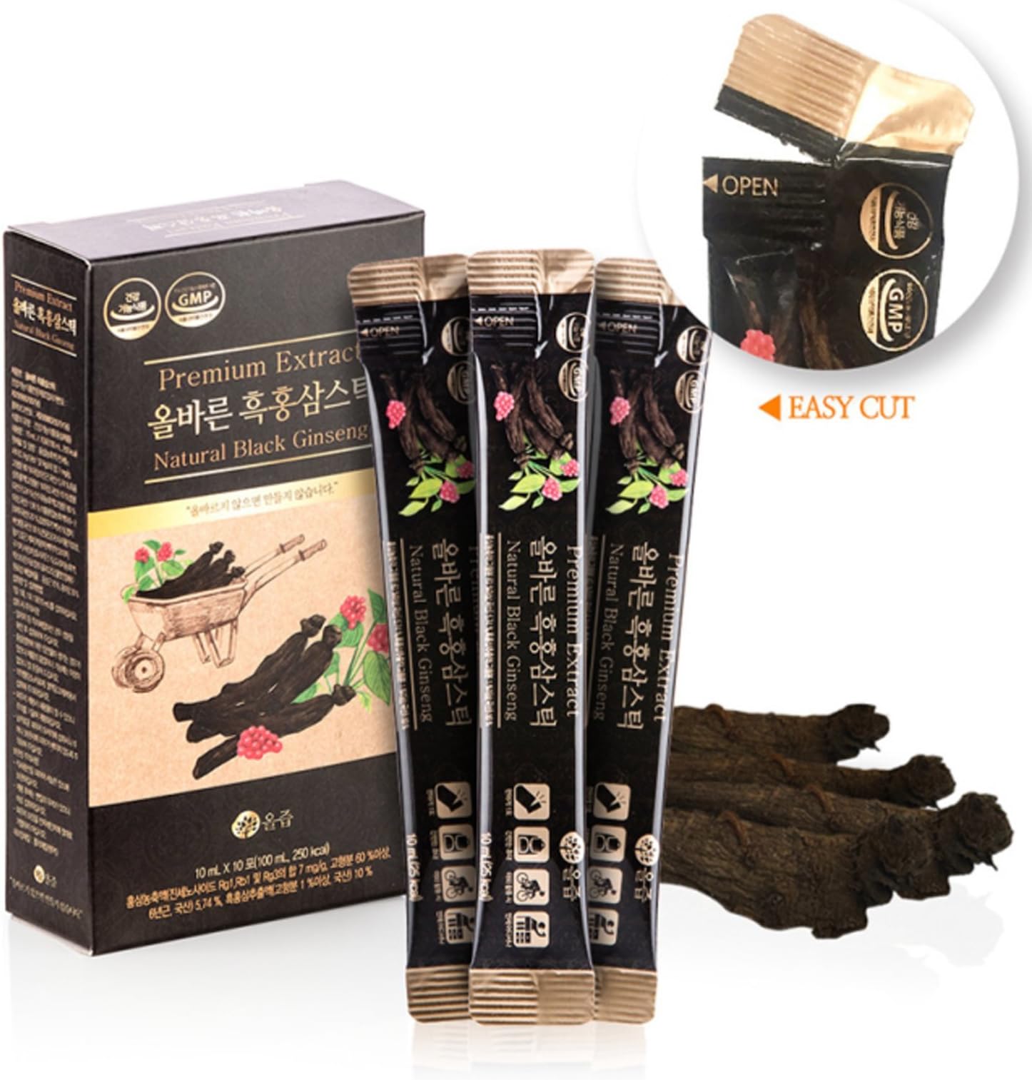 ARIO Korean Black Red Ginseng Extract Individual Package (10 ml × 10 pcs)