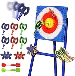 Axe Throwing Game for Backyard with Bristle Target & 12 Throwing Axes Set, Indoor & Outdoor Games for Adults, Kids & Family, Yard Games Toys, Axe Throwing Target,Dart Board,Carnival Games