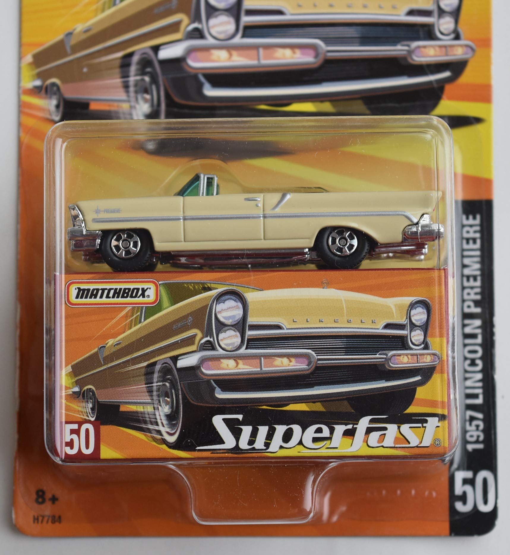 Amazon.com: Matchbox SUPERFAST TAN 1957 Lincoln Premiere Limited