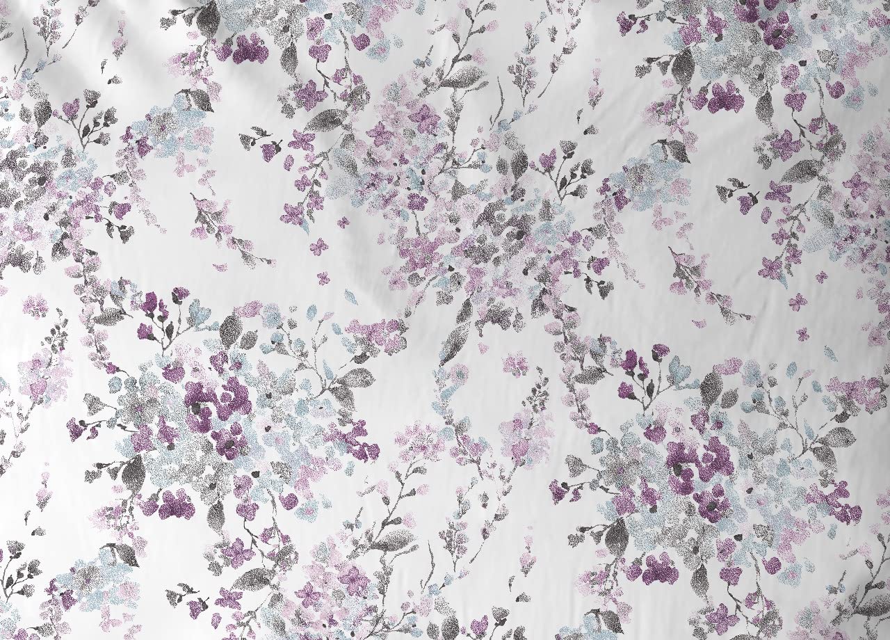 BIANCHERIAWEB Telo Arredo Granfoulard Copritutto Salvadivano 100% Cotone Disegno Acquarello Matrimoniale Acquarello