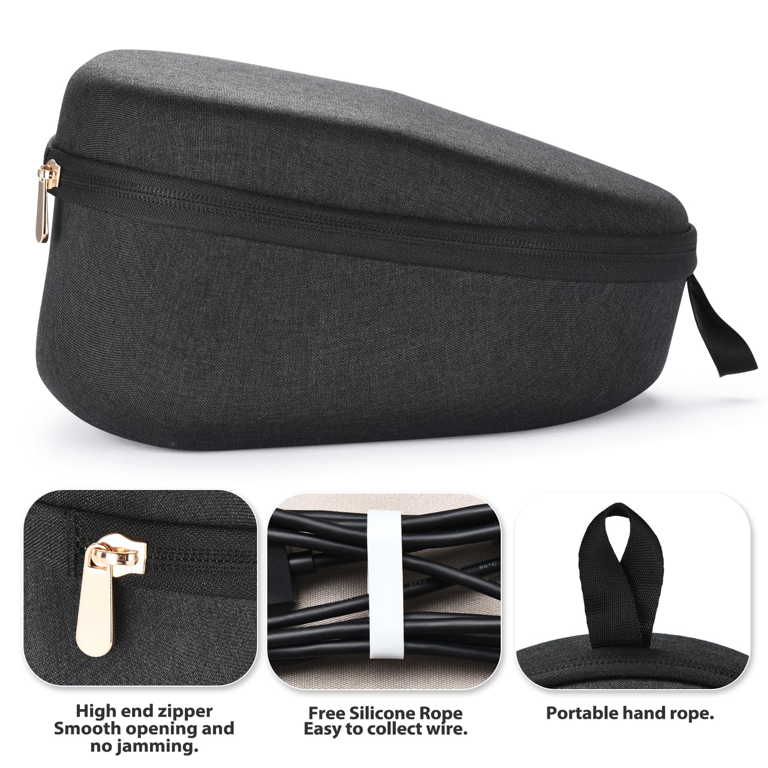 Schokbestendige Hard Case voor AirPod Pro 2 & 1 met Roségouden Details