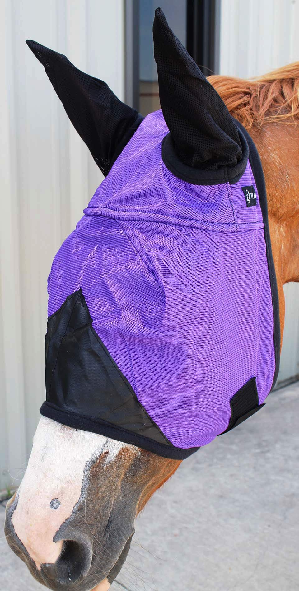 CHALLENGER Equine Horse FlyMask Summer Spring Airflow Mesh 73247A