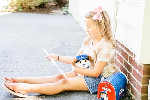 Miniatura 7 de Juguete interactivo de peluche y buzón con letras reales enviadas por correo para niños