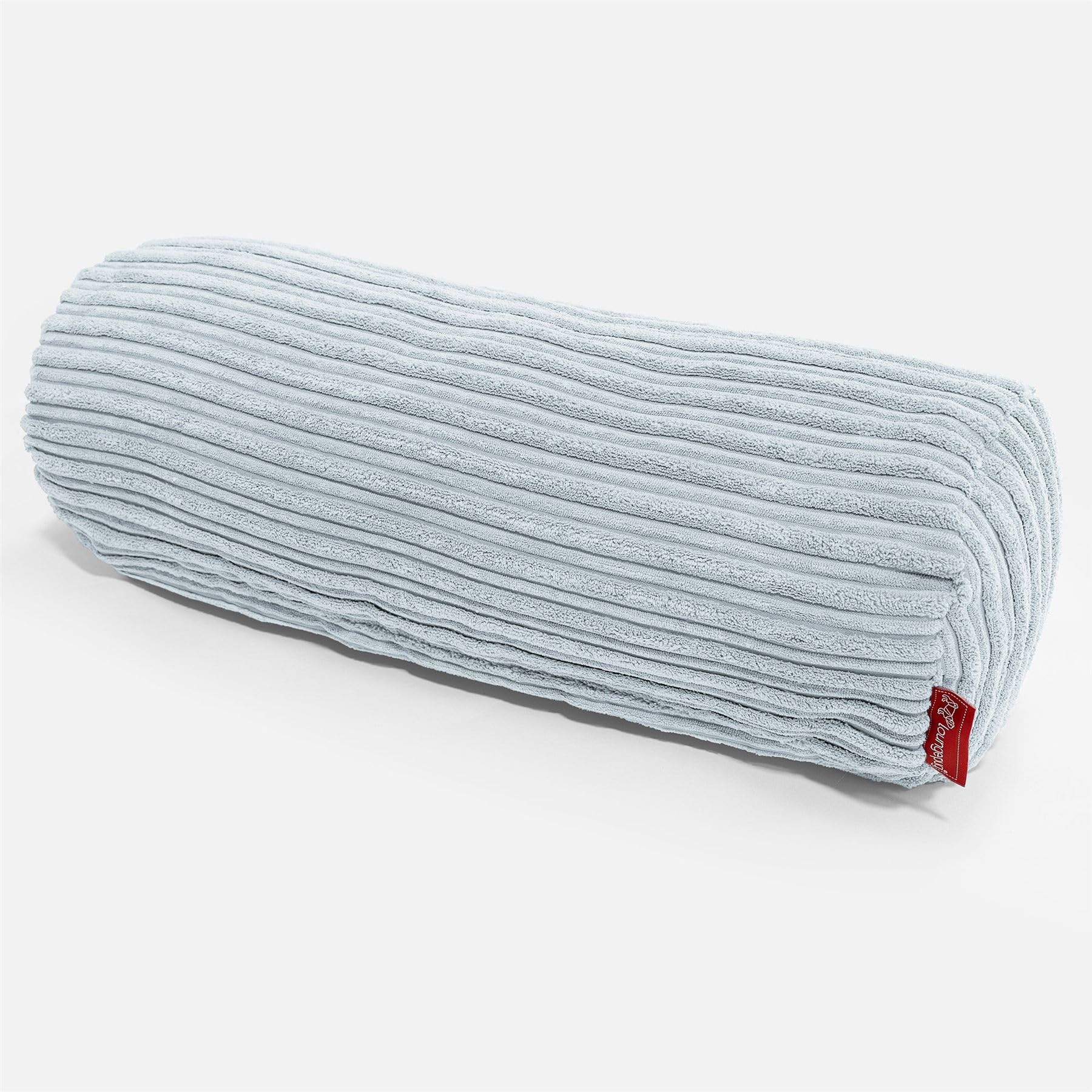Lounge Pug Round Bolster Pillow Cushion Filled for Sofa and Bed - Cord Baby Blue - Cylindrical Support Pillow 20 x 55 cm