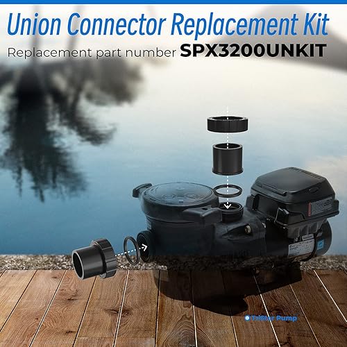 Miniatura 7 de SPX3200UNKIT - Kit de conexión de unión de bomba compatible con bombas Hayward Tristar, Northstar, EcoStar, filtro de cartucho SwimClear y