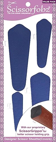 Miniatura 7 de SCISSORFOBZ Fundas protectoras de diseñador para tijeras pequeñas de bordado, diseño de panda dorado amarillo brillante metálico #SS-310