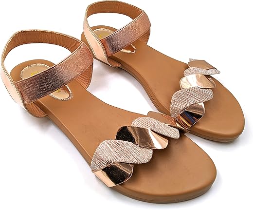ZaHu Women flats sandals girls stylish fancy flat fashion sandals ladies footwear sandals flat sandal for women and girls