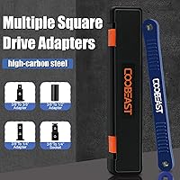 Vista 5 de Llave de extensión de desplazamiento lista para impactos, herramienta extensora de llave de vaso con adaptadores versátiles de accionamiento