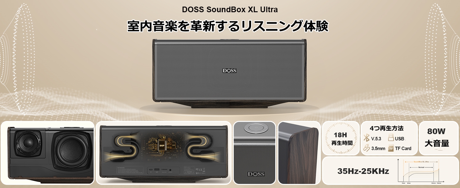 Amazon.co.jp: DOSS SoundBox XL Ultra Bluetooth スピーカー