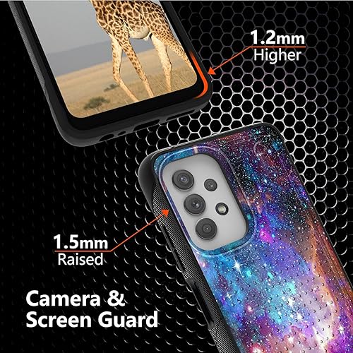 Miniatura 81 de Funda para Samsung Galaxy A23 Galaxy A13 4G/5G, Galaxy A04, Galaxy A04S, Galaxy A32 5G, con 2 protectores de pantalla, funda protectora híbrida