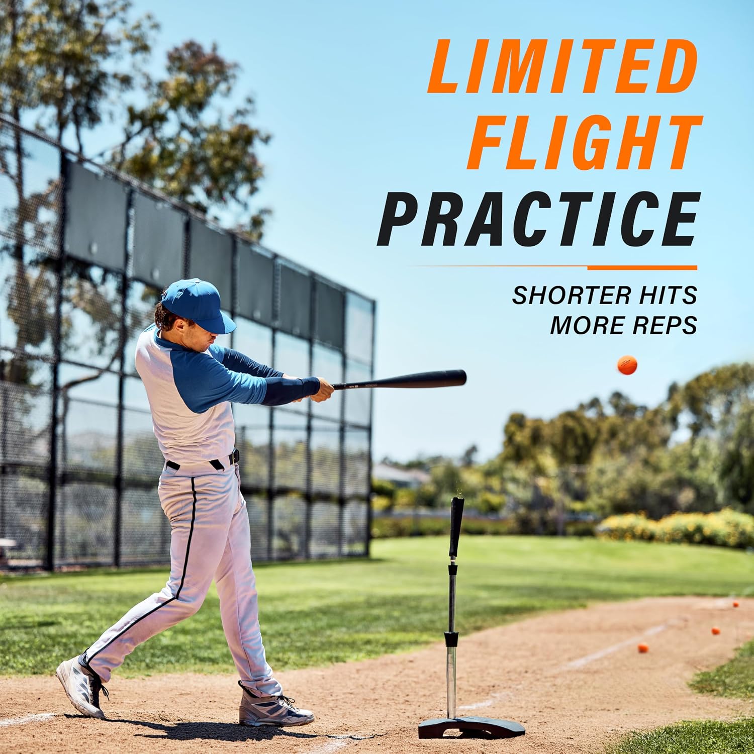 GoSports Limited Flight Practice Baseballs - Official Weight Soft Baseballs, Set of 6 Shortstop Balls