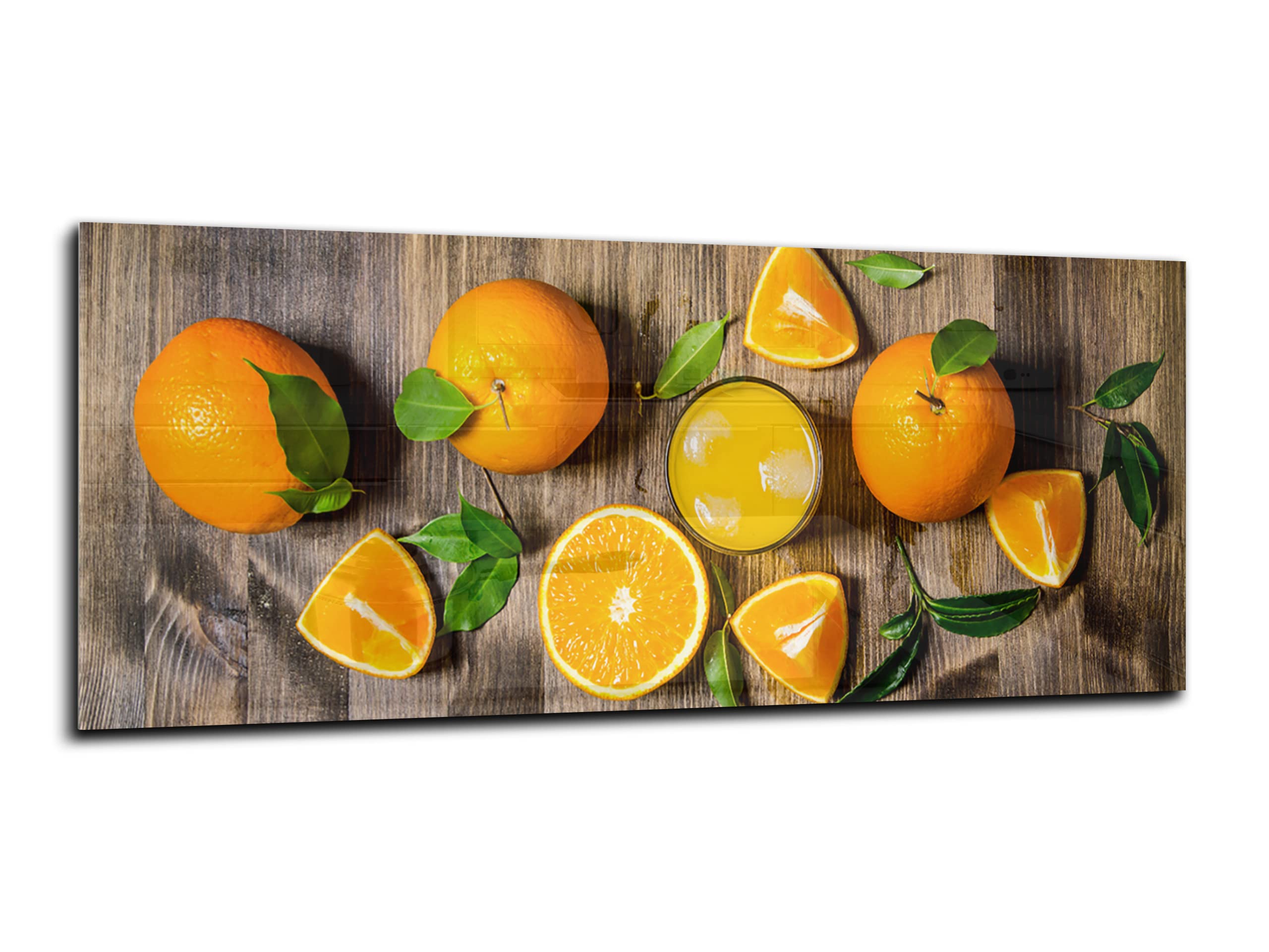 CANVAS FLY Wandbild Aus Gehärtetem Glas – Spritzschutz Für Küchenrückwand, 125x50 Cm, Hitzebeständig & Leicht Zu Reinigen